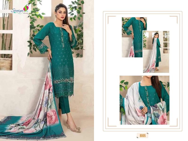 Saniya Rang Rasiya chikankari Vol 8 Catalog pakistani suits manufacturer in india