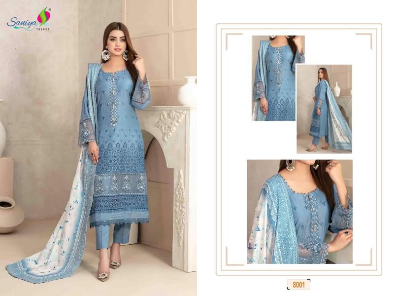 Saniya Rang Rasiya chikankari Vol 8 Catalog pakistani suits manufacturer in india