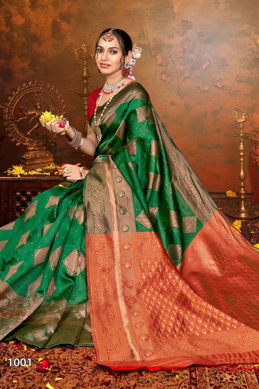 Saroj Ashoka Silk vol.1 soft silk  saree in surat with price wholesale