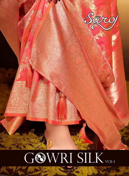 Saroj Gowri silk Vol.1 50*600 silk saree in surat with price wholesale