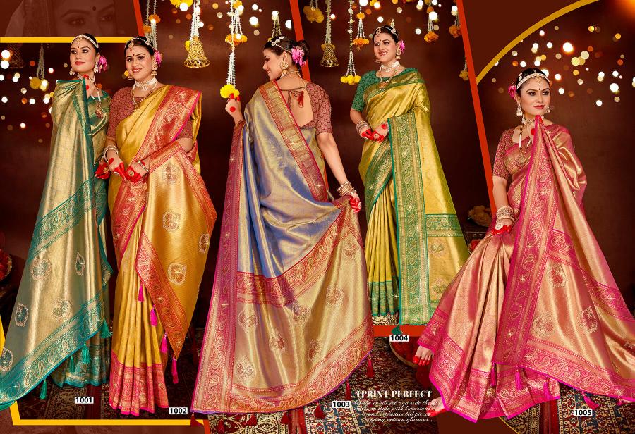 Saroj Sangeeta tissue swarovski vol.3 Tissue silk saree in surat with price wholesale