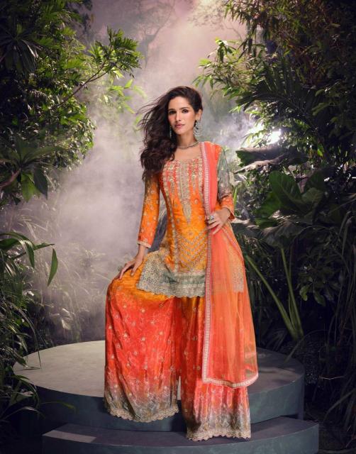 Sayuri Carnival Premium Real Chinon Silk Salwar Kameez Wholesale Catalog