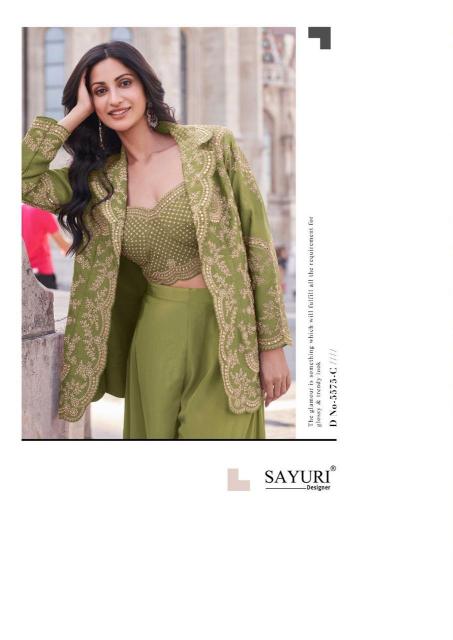 Sayuri Jannat Gold Catalog Designer Indo Western