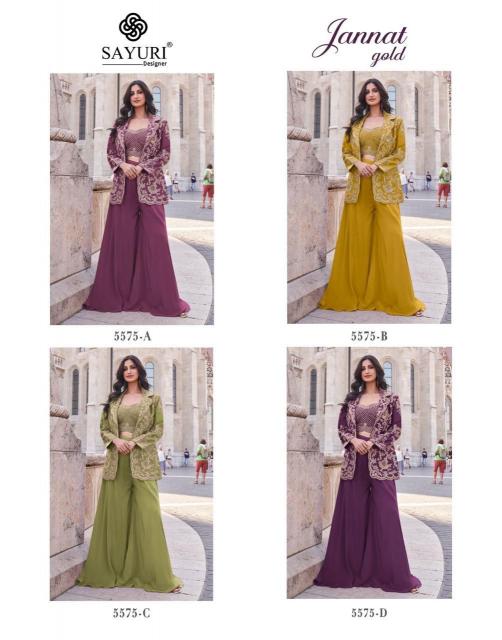 Sayuri Jannat Gold Catalog Designer Indo Western