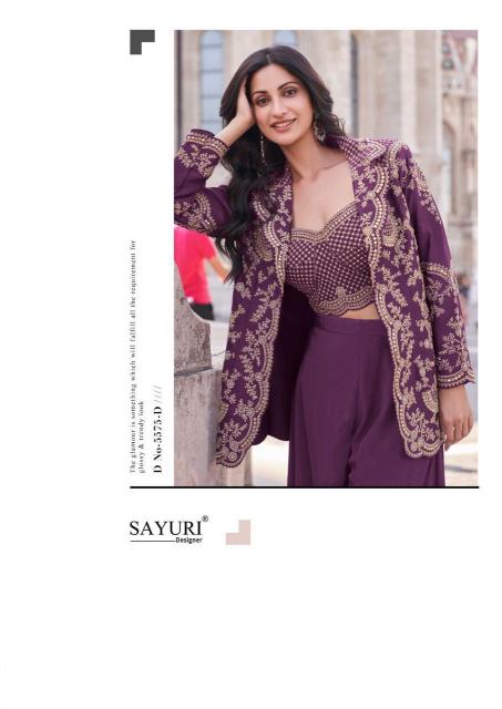 Sayuri Jannat Gold Catalog Designer Indo Western