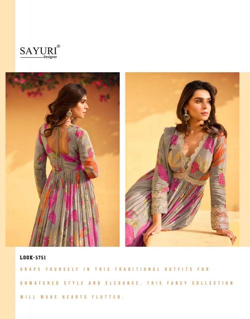 Sayuri Rani Catalog Premium Real Chinon Silk Salwar Suits