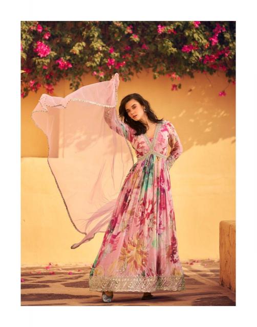 Sayuri Rani Catalog Premium Real Chinon Silk Salwar Suits