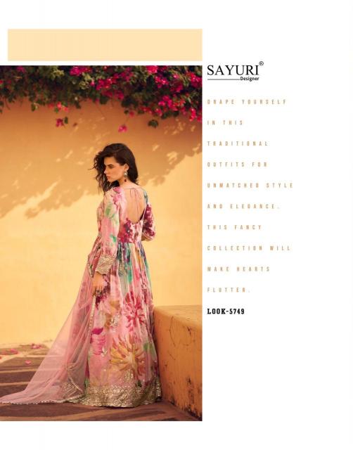 Sayuri Rani Catalog Premium Real Chinon Silk Salwar Suits