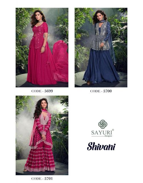 Sayuri Shivani Designer Indo Western Dress Wholesale Catalog