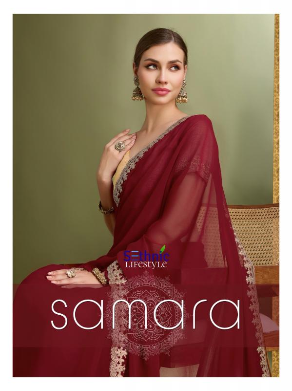 Sethnic Samara latest party wear sarees in india