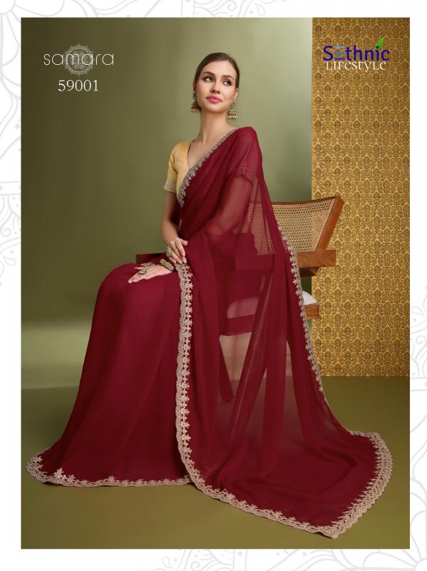 Sethnic Samara latest party wear sarees in india