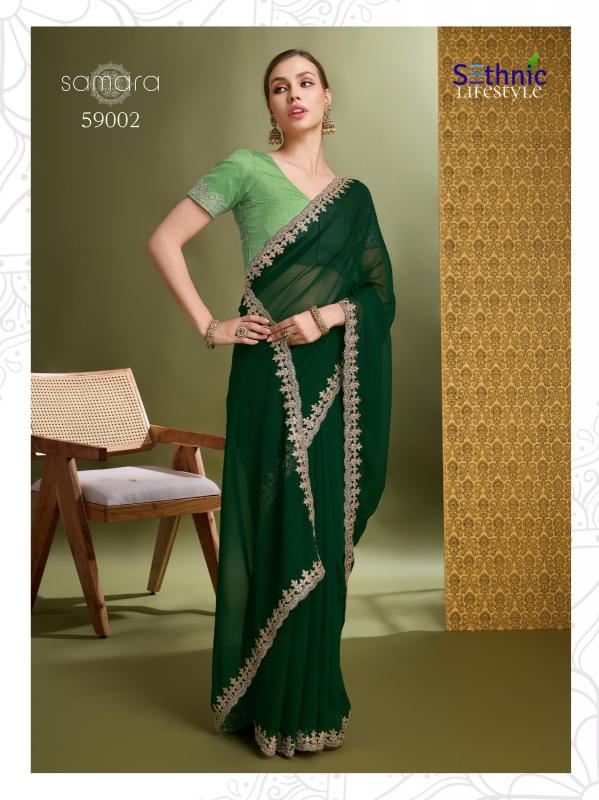 Sethnic Samara latest party wear sarees in india