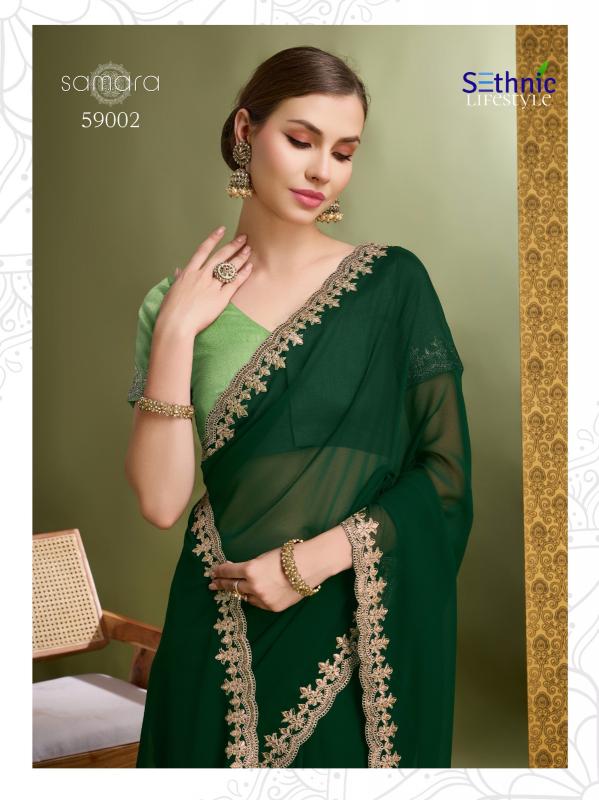 Sethnic Samara latest party wear sarees in india