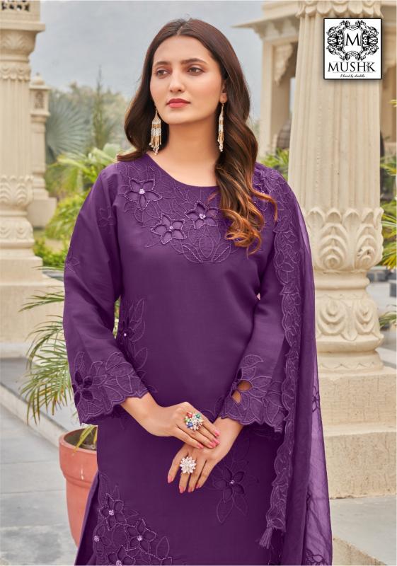 Shrddha Mushk MR 1006 pakistani punjabi suit latest design