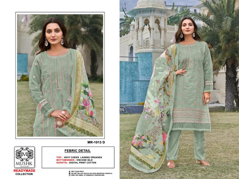 Shrddha Mushk MR 1013 Catalog pakistani pathani suit design