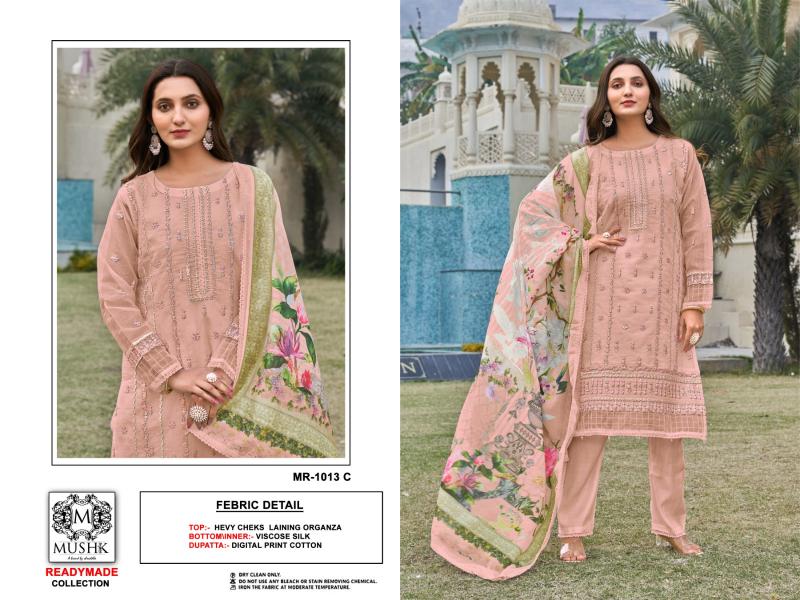 Shrddha Mushk MR 1013 Catalog pakistani pathani suit design