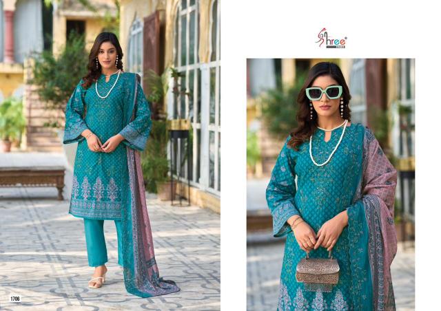 Shree Fabs Bin Saeed Lawn Collection Vol 17 Catalog wholesaler of pakistani suits in amritsar