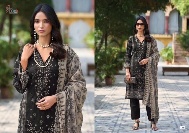 Shree Fabs Bin Saeed Lawn Collection Vol 17 Catalog wholesaler of pakistani suits in amritsar