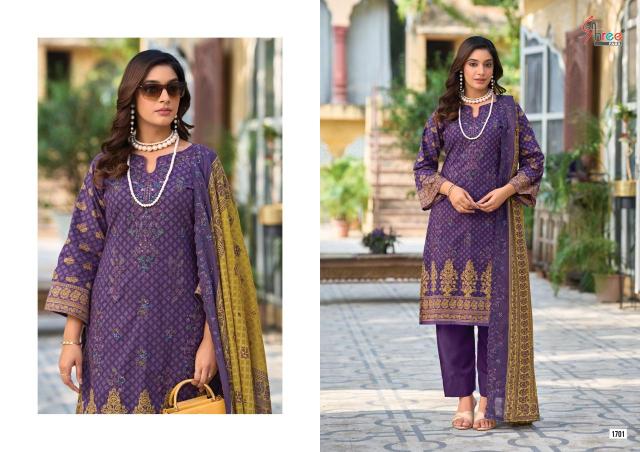 Shree Fabs Bin Saeed Lawn Collection Vol 17 Catalog wholesaler of pakistani suits in amritsar