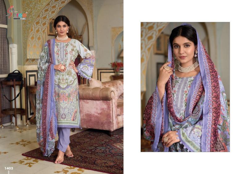 Shree Fabs Gujarish Vol 14 Nx Catalog blue pakistani suit