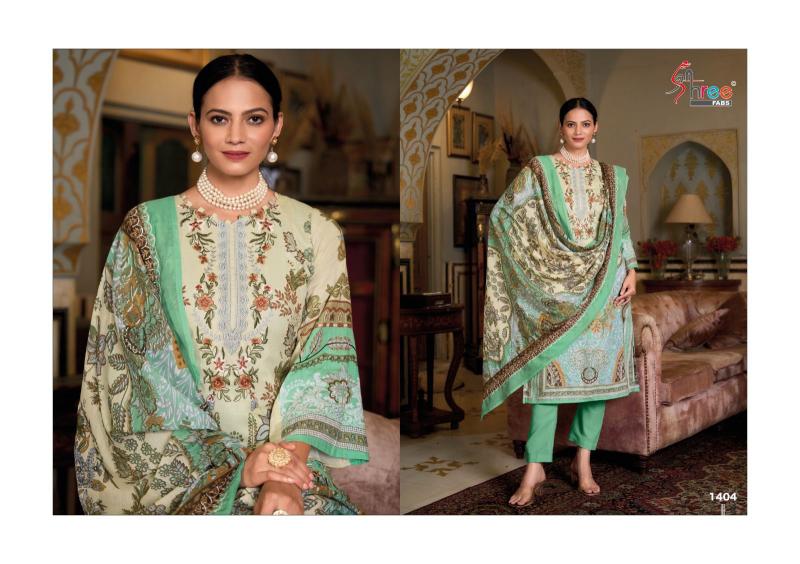 Shree Fabs Gujarish Vol 14 Nx Catalog blue pakistani suit