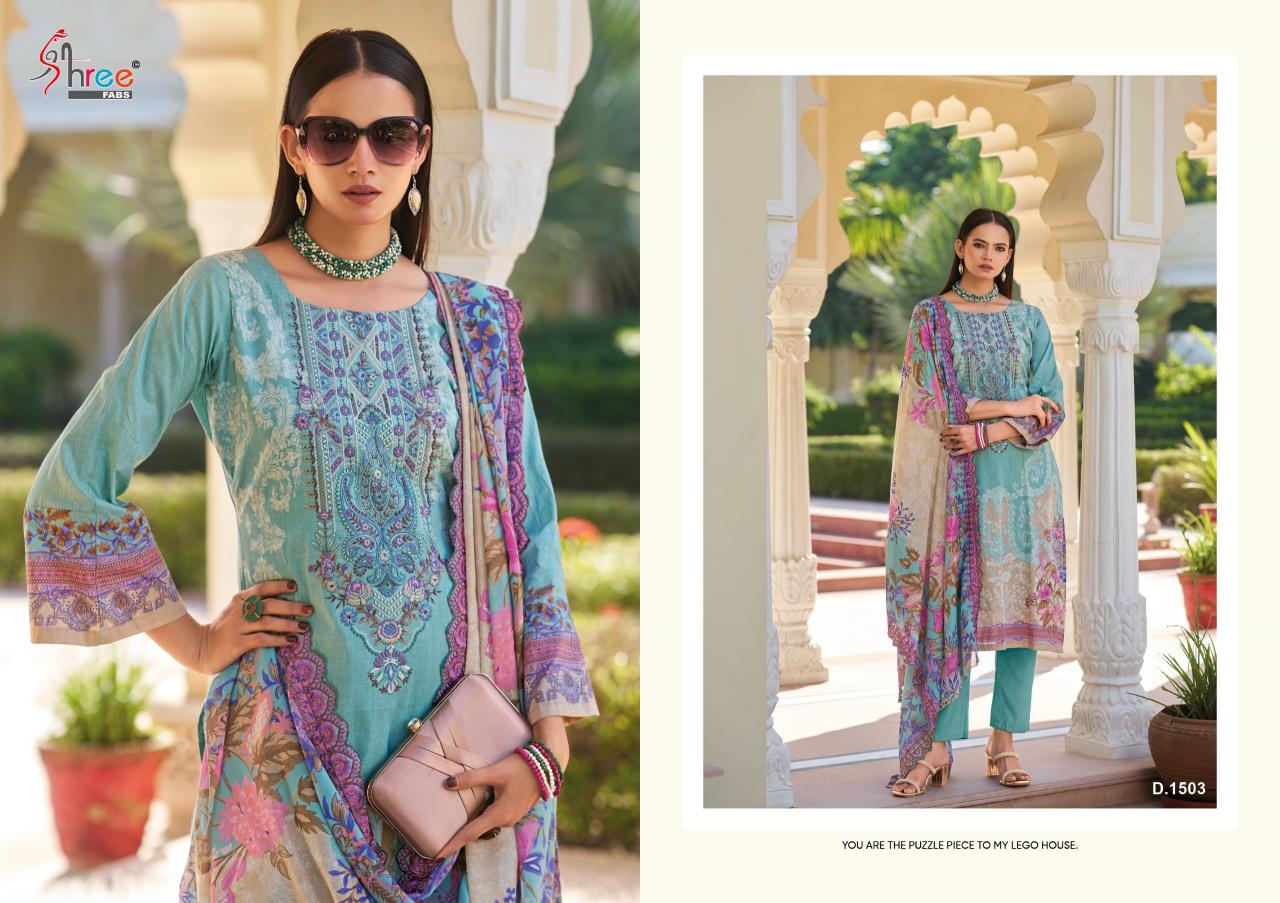 Shree Fabs Gujarish Vol 15 Catalog pakistani cotton suits with pants