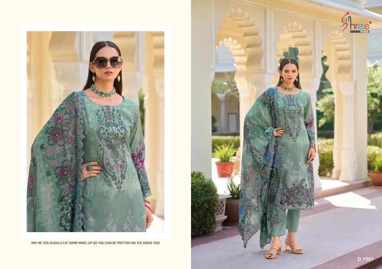 Shree Fabs Gujarish Vol 15 Catalog pakistani cotton suits with pants