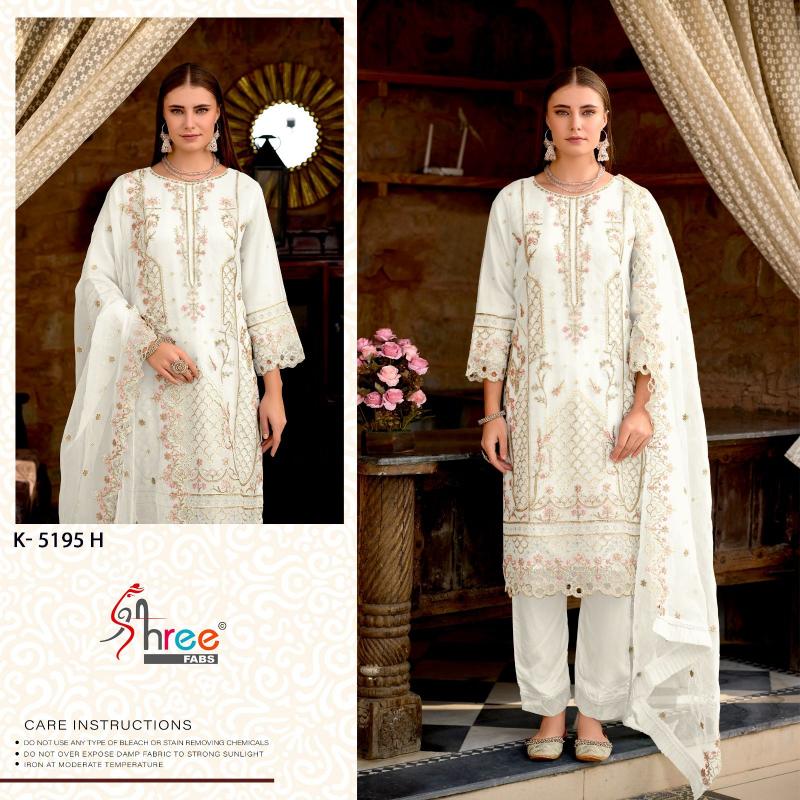 Shree Fabs K 5195 EFGH Catalog pure pakistani suits