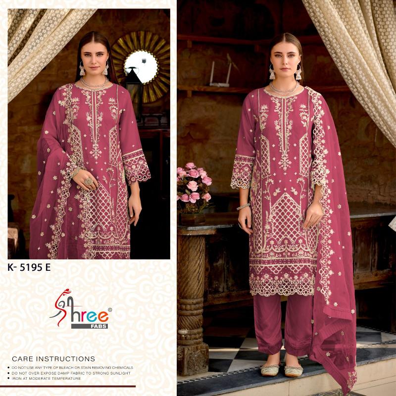 Shree Fabs K 5195 EFGH Catalog pure pakistani suits