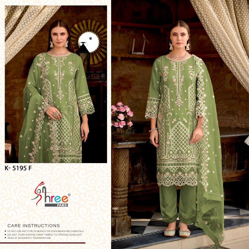 Shree Fabs K 5195 EFGH Catalog pure pakistani suits