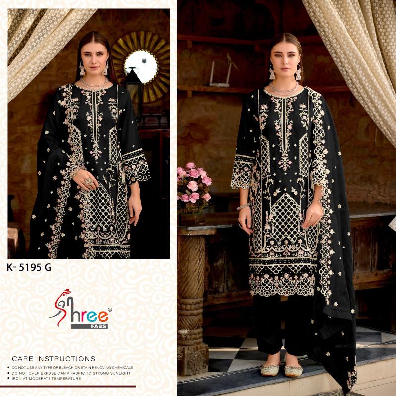 Shree Fabs K 5195 EFGH Catalog pure pakistani suits