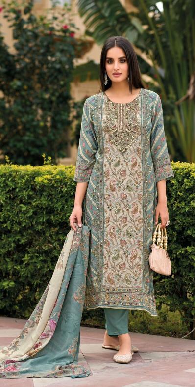 Shree Fabs Kt 122 Digital Printed pakistani suits in lajpat nagar delhi