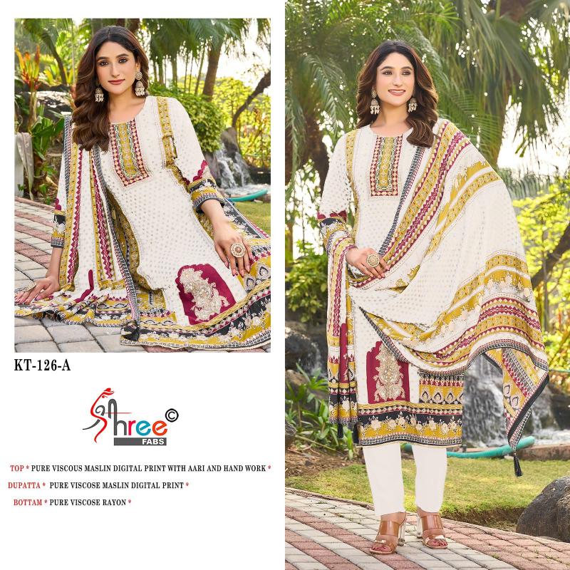 Shree Fabs Kt 126 wholesale pakistani suites