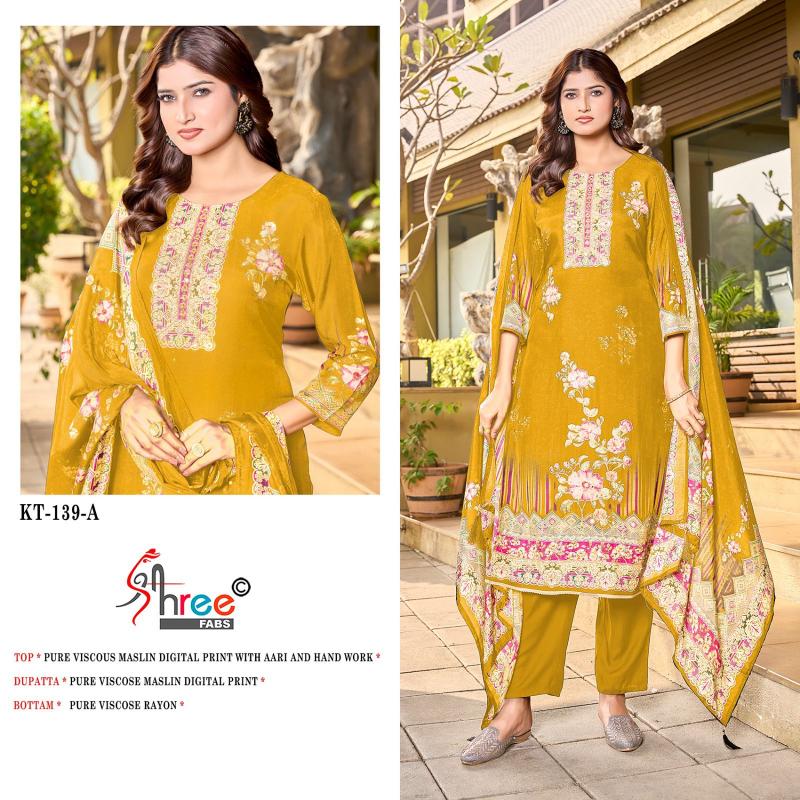 Shree Fabs KT 139 Catalog pakistani casual suits