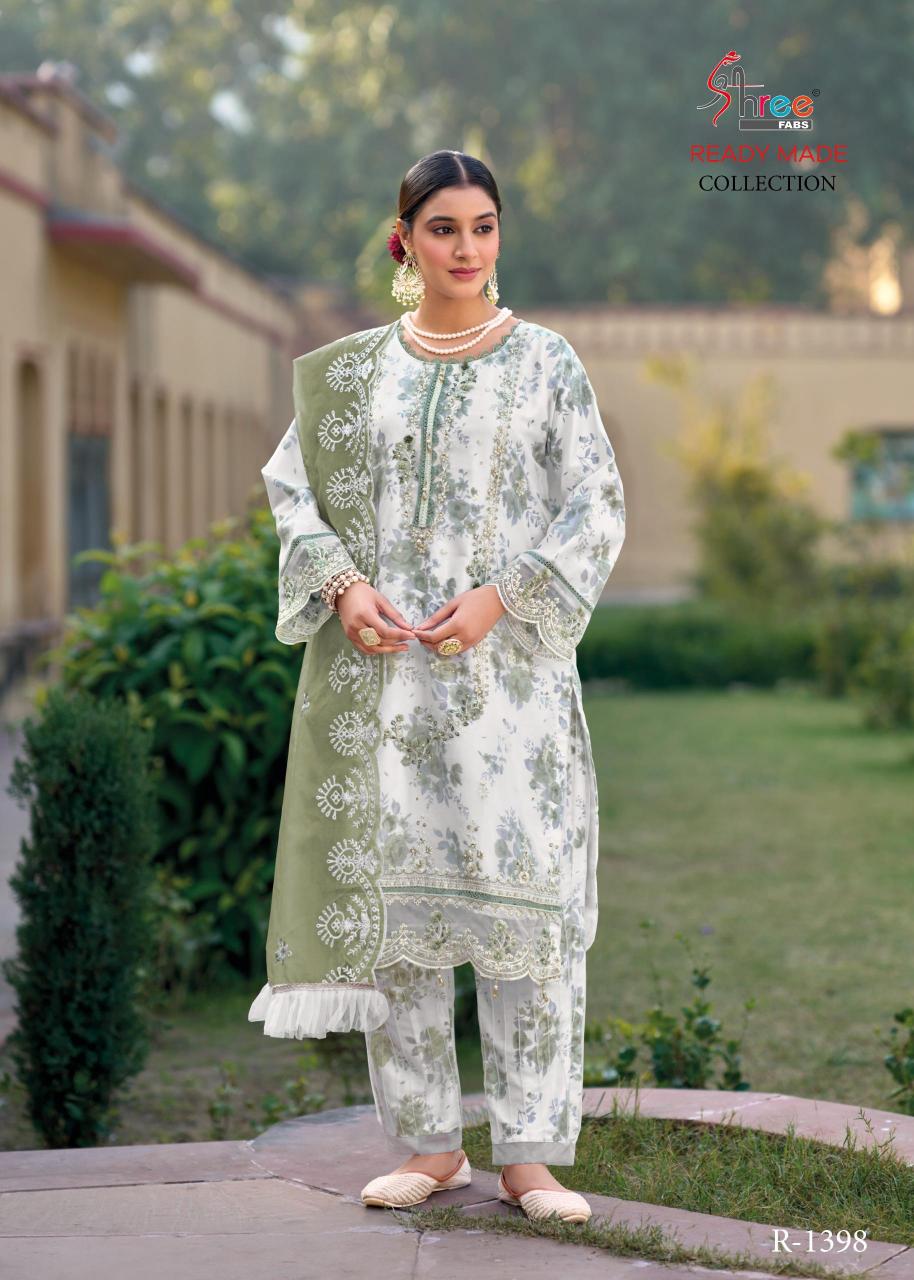 Shree Fabs R 1398 Catalog show some pakistani suit design