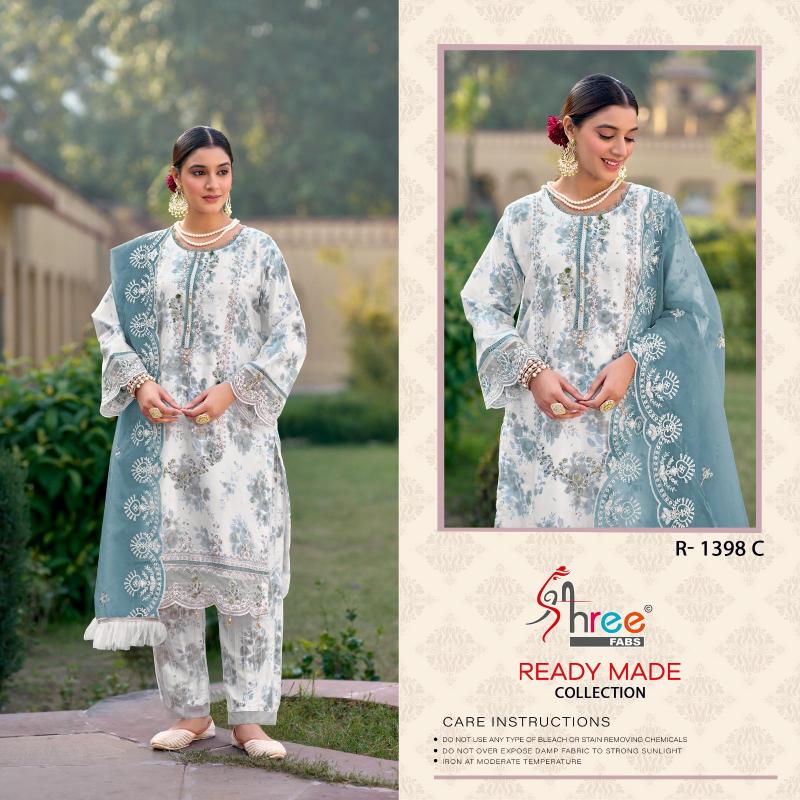 Shree Fabs R 1398 Catalog show some pakistani suit design