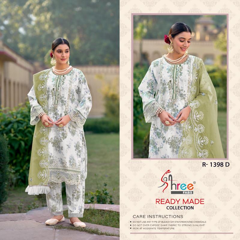 Shree Fabs R 1398 Catalog show some pakistani suit design