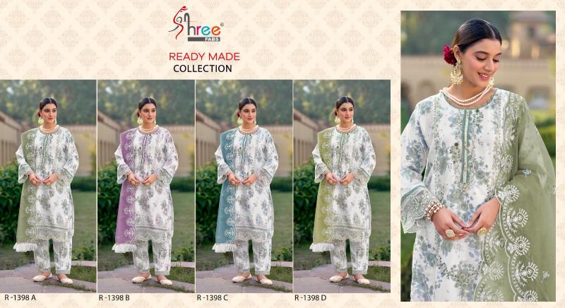 Shree Fabs R 1398 Catalog show some pakistani suit design