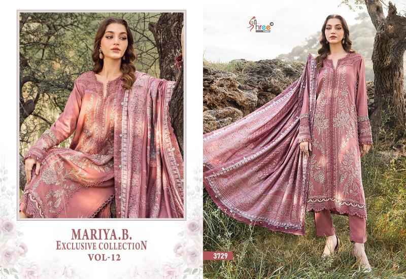 Shree Mariya B Exclusive Collection Vol 12 Chiffon Dupatta pakistani suits in ludhiana