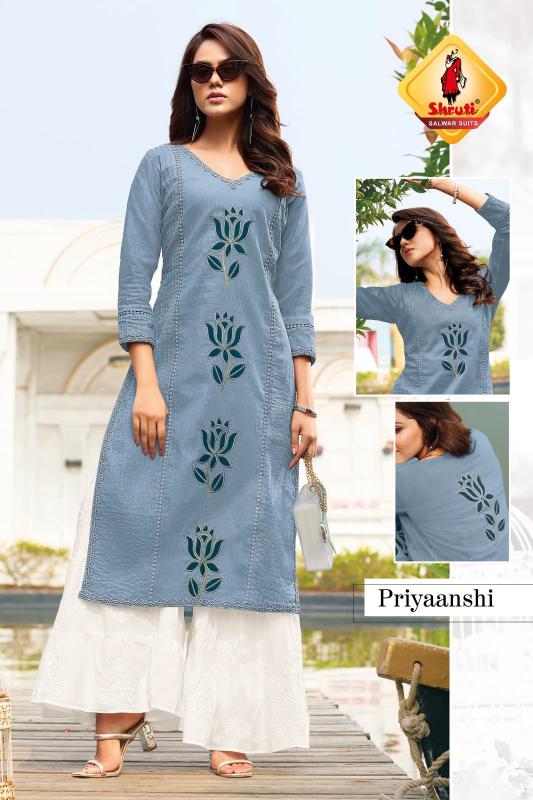 Shruti Kkashish Vol 34 Catalog cotton kurtis wholesale surat