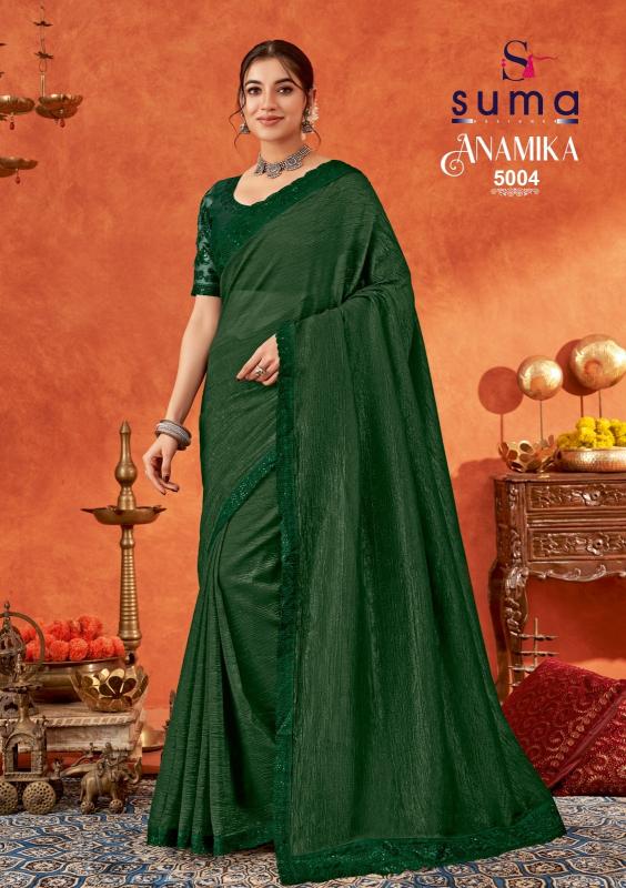 Suma Anamika Catalog Gold Crunchy Fancy cheap and best sarees in india