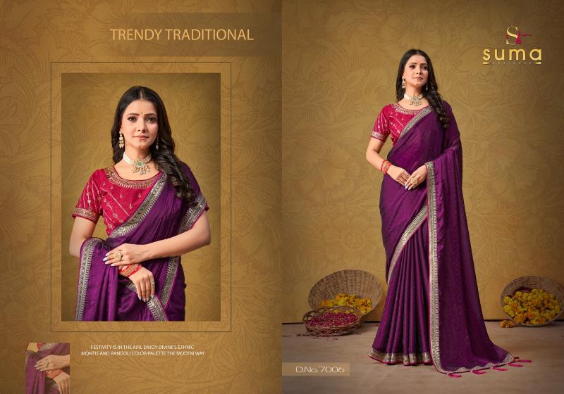 Suma Durgi 7001 To 7009 latest saree fashion in india