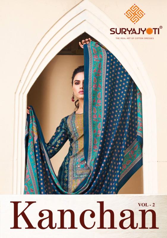 SuryaJyoti Kanchan Vol-02 – Dress Material - Wholesale Catalog