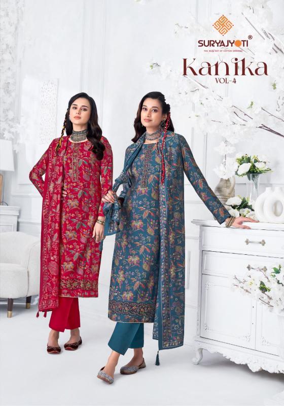 SuryaJyoti Kanika Vol-04 – Dress Material - Wholesale Catalog