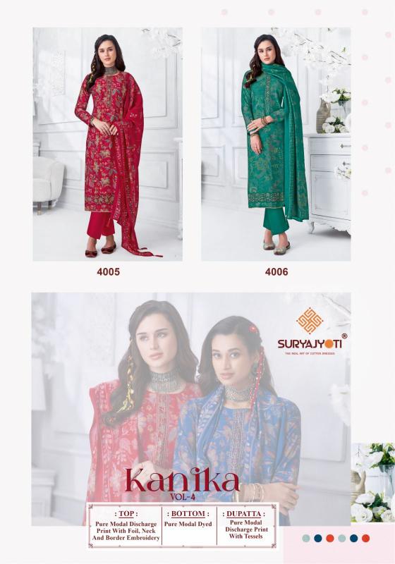 SuryaJyoti Kanika Vol-04 – Dress Material - Wholesale Catalog