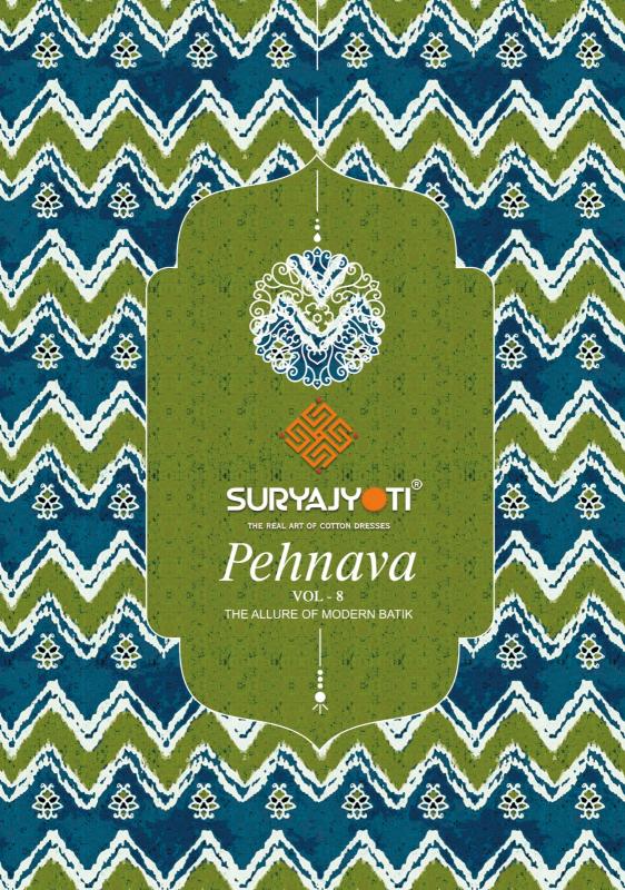 SuryaJyoti Pehnava Vol-08 – Dress Material - Wholesale Catalog