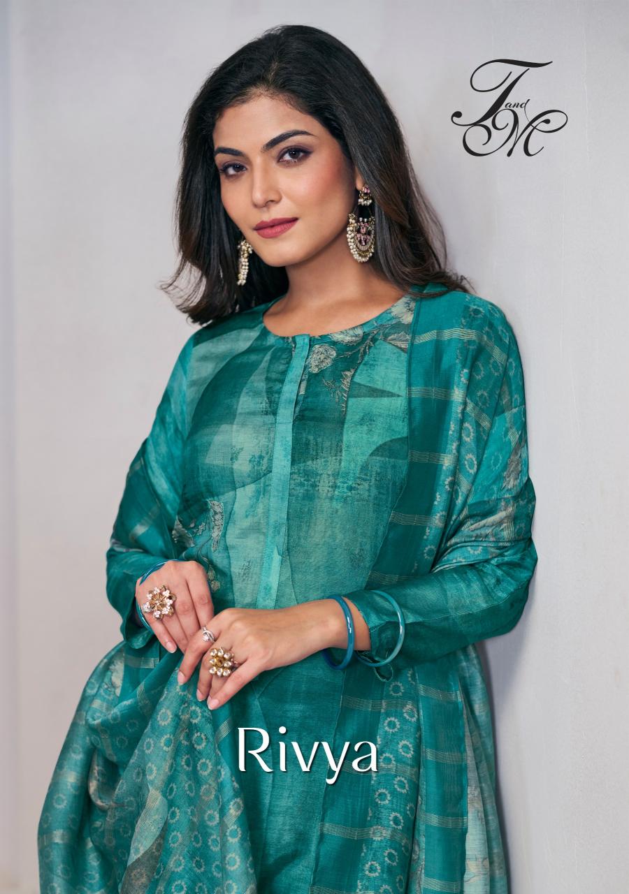 T&M RIvya Catalog salwar kameez material wholesale