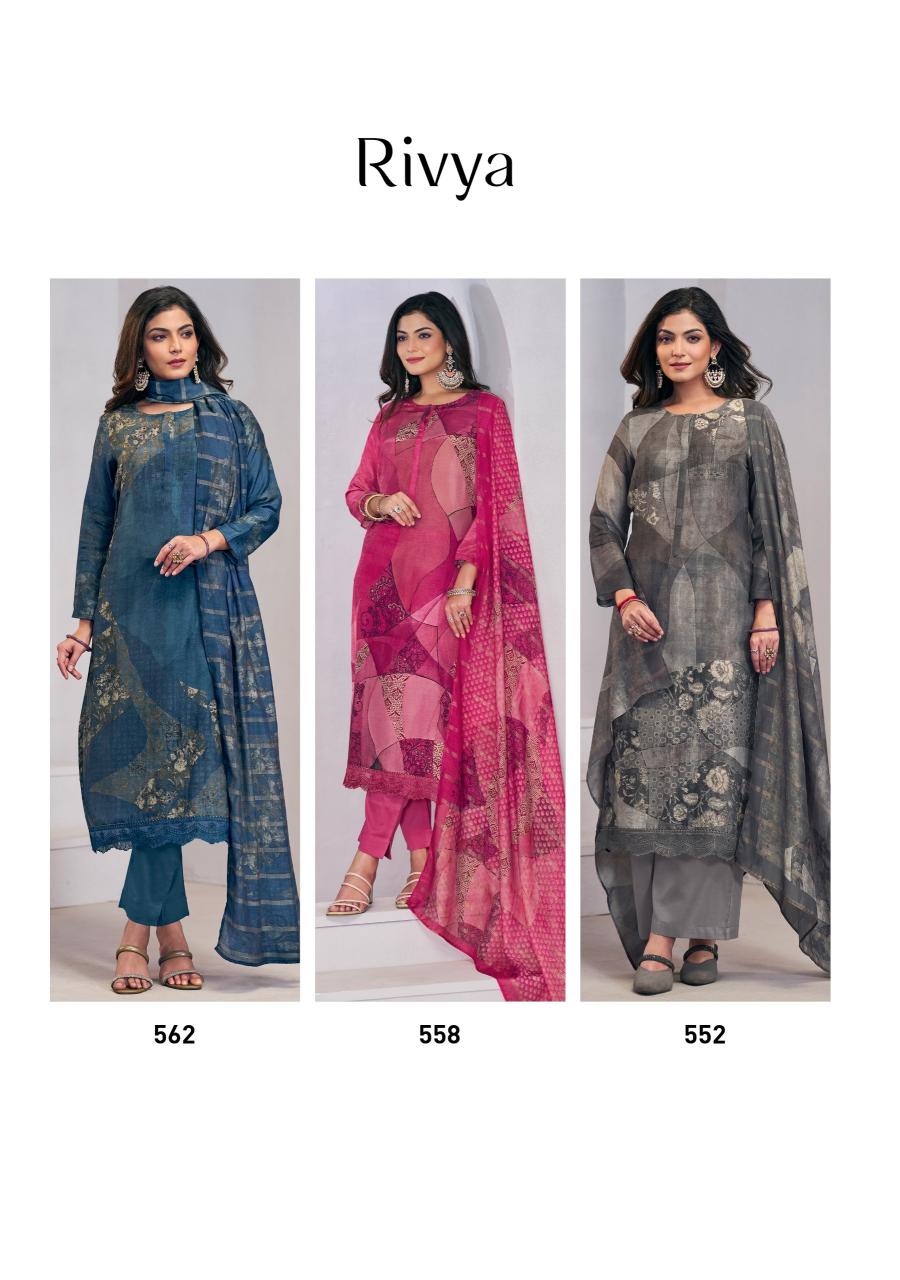 T&M RIvya Catalog salwar kameez material wholesale