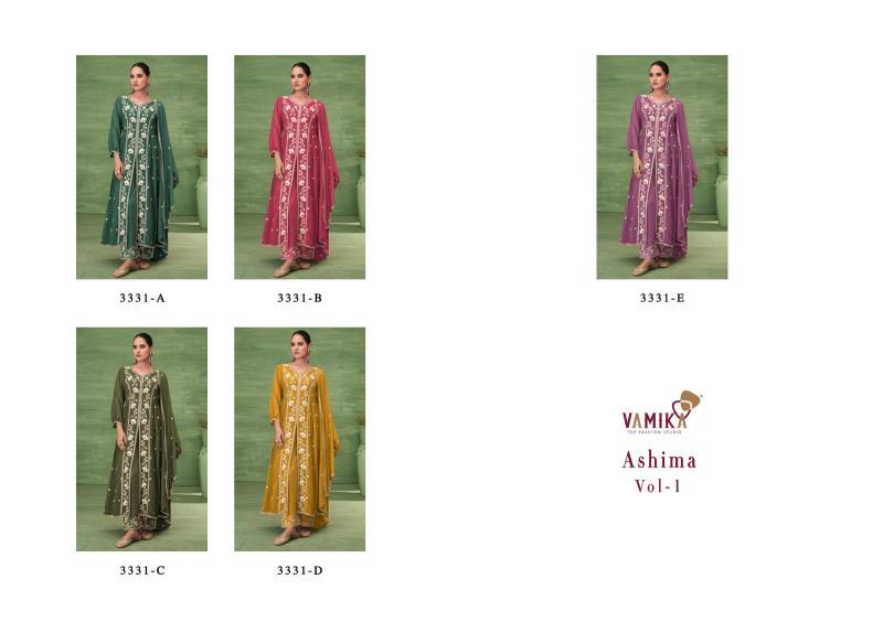 Vamika Ashima Vol 1 (D.NO.3331A To 3331E) Catalog ready made kurti manufacturers names in surat