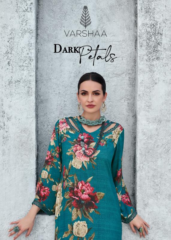 Varsha Dark Petals Salwar Kameez Wholesale Cataog